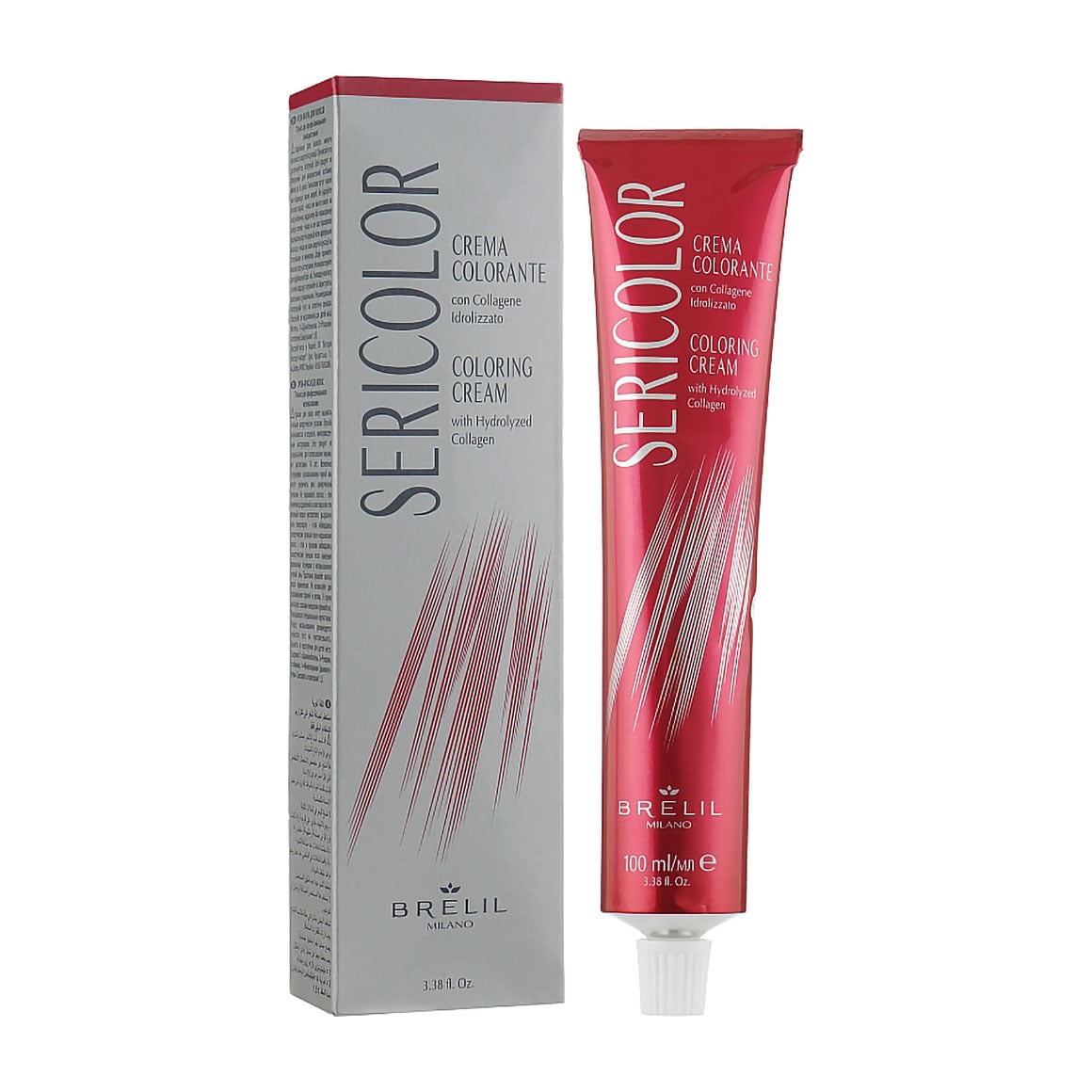 Перманентна фарба для волосся Brelil SeriColor Coloring Cream 1 Black, 100 мл